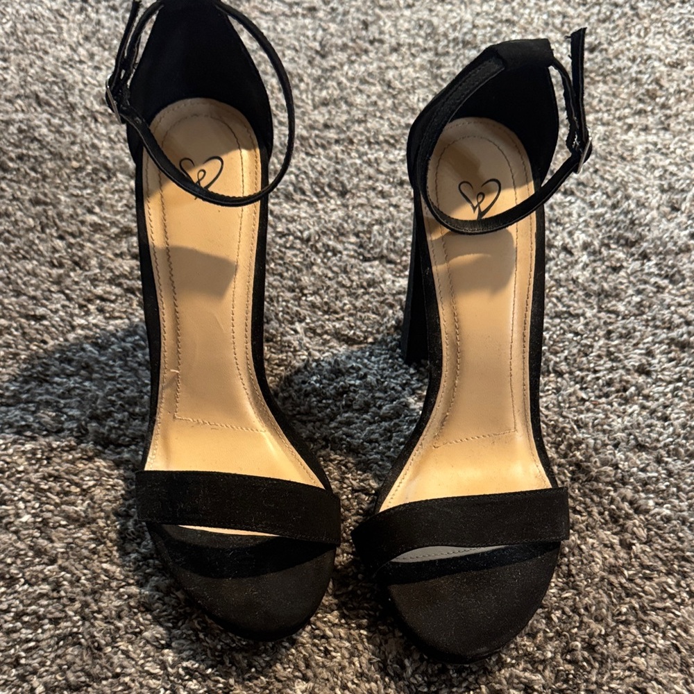 Windsor Elegant Black Women's Heels
